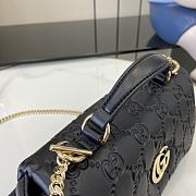 Gucci GG Milano Mini Top Handle Bag In Black Size 21 x 12.5 x 4.6 cm - 5