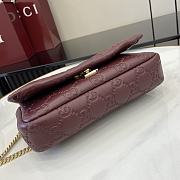 Gucci GG Milano Mini Top Handle Bag In Red Size 21 x 12.5 x 4.6 cm - 6