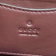 Gucci GG Milano Mini Top Handle Bag In Red Size 21 x 12.5 x 4.6 cm - 2