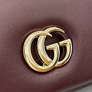 Gucci GG Milano Mini Top Handle Bag In Red 02 Size 21 x 12.5 x 4.6 cm - 4