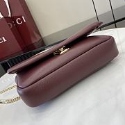 Gucci GG Milano Mini Top Handle Bag In Red 02 Size 21 x 12.5 x 4.6 cm - 2