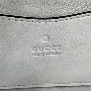 Gucci GG Milano Mini Top Handle Bag In White Size 21 x 12.5 x 4.6 cm - 3