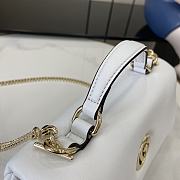 Gucci GG Milano Mini Top Handle Bag In White 01 Size 21 x 12.5 x 4.6 cm - 2