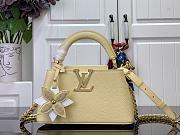 Louis Vuitton Capucines East-West Mini Bag M11351 Yellow Size 12 x 8 x 22 cm - 1