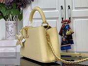 Louis Vuitton Capucines East-West BB Bag M11351 Yellow Size 19 x 9 x 33 cm - 6