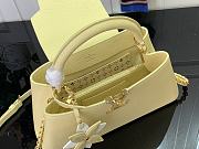 Louis Vuitton Capucines East-West BB Bag M11351 Yellow Size 19 x 9 x 33 cm - 2