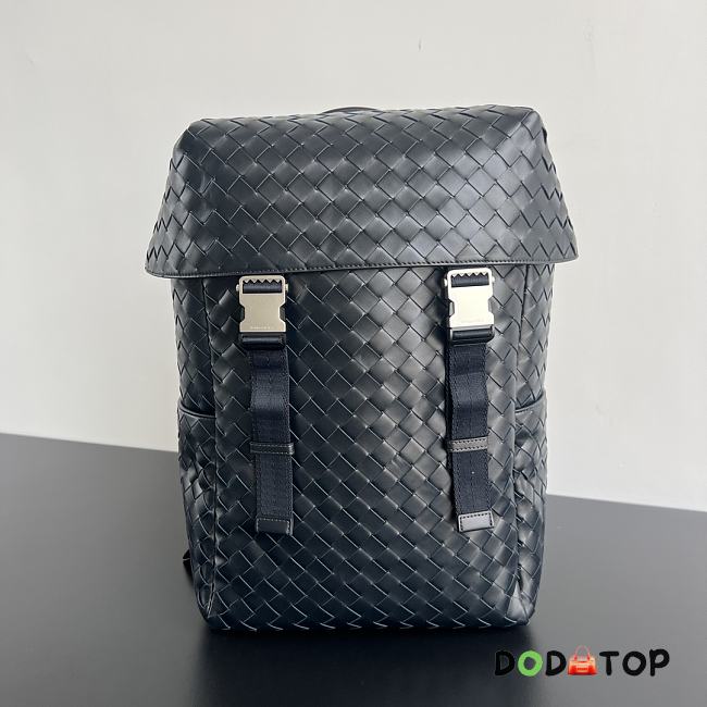 Bottega Veneta Intrecciato Flap Backpack Space Size 38 x 26 x 15 cm - 1