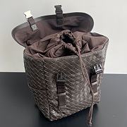 Bottega Veneta Intrecciato Flap Backpack Brown Size 38 x 26 x 15 cm - 4