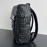 Bottega Veneta Intrecciato Flap Backpack Black Size 38 x 26 x 15 cm - 6