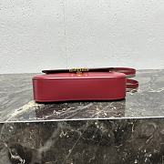 Celine Lola Mini Baguette Red Size 20 x 11.5 x 5 cm - 3