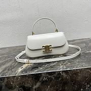 Celine Lola Mini Baguette White Size 20 x 11.5 x 5 cm - 1