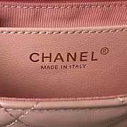 Chanel 19 Mini Flap Light Pink Size 20 cm - 2