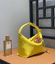 Loewe Cubi Leather Bag Yellow Size 21 x 17 x 12.5 cm - 3