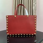 Valentino Garavani Rockstud Tote Red Size 40 × 27 × 20 cm - 1