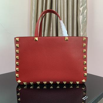 Valentino Garavani Rockstud Tote Red Size 40 × 27 × 20 cm