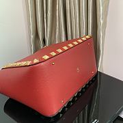 Valentino Garavani Rockstud Tote Red Size 40 × 27 × 20 cm - 6