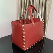 Valentino Garavani Rockstud Tote Red Size 40 × 27 × 20 cm - 2