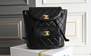 Chanel Duma Backpack Black Size 21 x 10 x 20.5 cm - 1