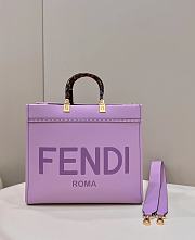 Fendi Sunshine Tote Bag Purple Size 36 x 13 x 32 cm - 1