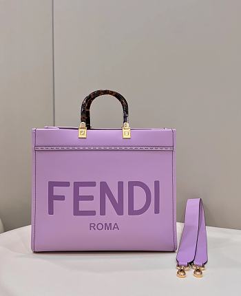 Fendi Sunshine Tote Bag Purple Size 36 x 13 x 32 cm