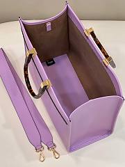 Fendi Sunshine Tote Bag Purple Size 36 x 13 x 32 cm - 3