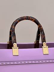 Fendi Sunshine Tote Bag Purple Size 36 x 13 x 32 cm - 2