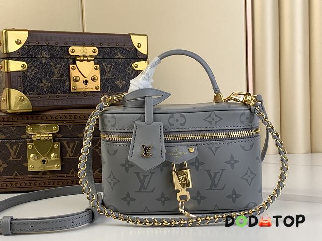 Louis Vuitton Vanity Chain Pouch Handbag M12427 Grey Size 19 x 11.5 x 6.5 cm - 1