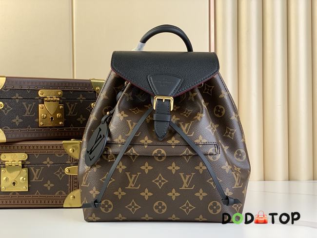 Louis Vuitton Monogram Backpack Black Large M45515 Size 27.5 x 33 x 14 cm - 1