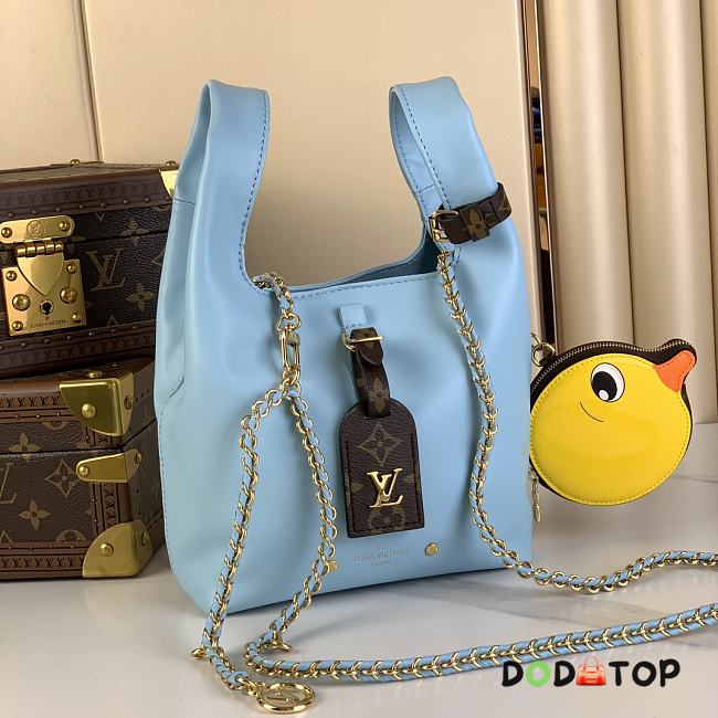 Louis Vuitton Atlantis BB Handbag M11387 Light Blue Size 17 x 17 x 7 cm - 1