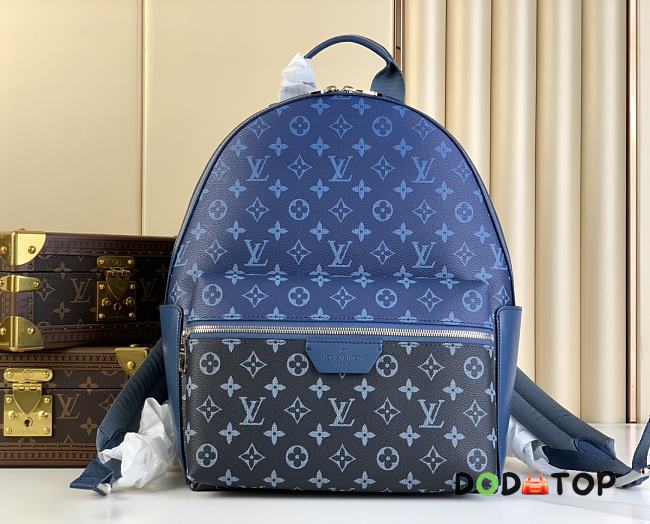 Louis Vuitton Discovery Small Backpack M11544 Blue Size 29 x 38 x 21 cm - 1