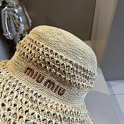 Miu Miu Woven Fabric Hat - 5