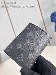 Louis Vuitton Victor Wallet M12598 Black Flower Size 11 x 9 x 2.5 cm - 2