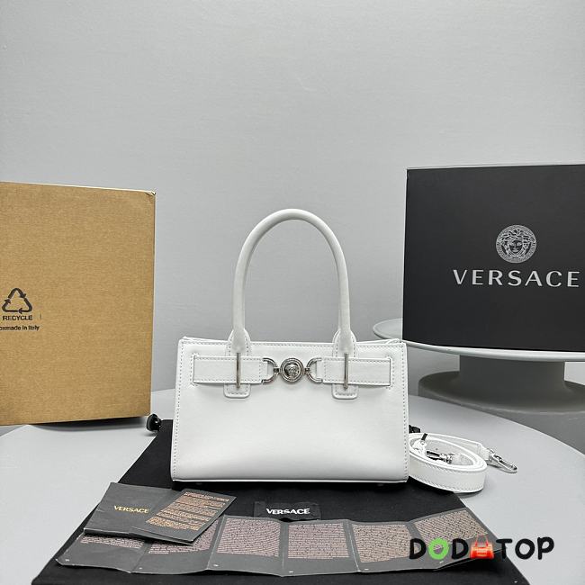 Versace Medusa '95 Small Tote Bag White Size 22 x 14 x 6 cm - 1