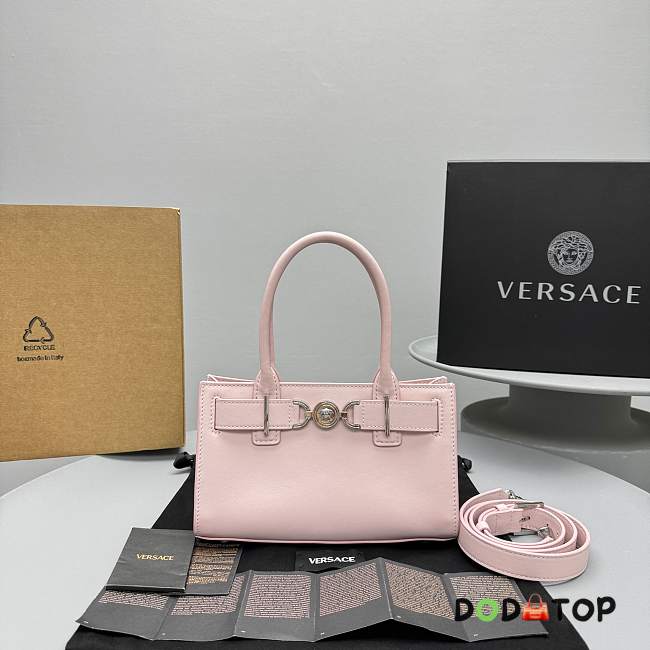 Versace Medusa '95 Small Tote Bag Pink Size 22 x 14 x 6 cm - 1