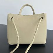 Bottega Veneta Andiamo Small Handbag Light Cream Yellow Size 25 x 22 x 10 cm - 6