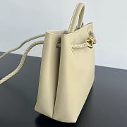 Bottega Veneta Andiamo Small Handbag Light Cream Yellow Size 25 x 22 x 10 cm - 5