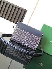 Goyard Chypre Crossbody Bag Dark Blue Size 21 x 4 x 16 cm - 5