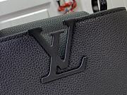 Louis Vuitton Capucines Mini Handbag M25255 Black Size 13.6 x 8 x 21 cm - 4