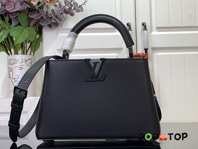 Louis Vuitton Capucines BB Handbag M25255 Black Size 17.3 x 9 x 27 cm - 1