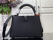 Louis Vuitton Capucines BB Handbag M25255 Black Size 17.3 x 9 x 27 cm - 1