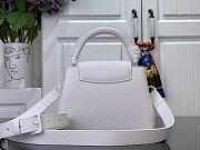 Louis Vuitton Capucines Mini Handbag M25256 White Size 13.6 x 8 x 21 cm - 5