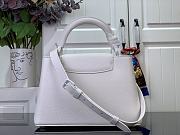 Louis Vuitton Capucines BB Handbag M25256 White Size 17.3 x 9 x 27 cm - 4