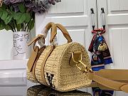 Louis Vuitton Keepall Bandoulière 25 Handbag M25010 Straw Weaving Size 15 x 11 x 25 cm - 5