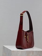 YSL Le5A7 Bag Red Patent Leather Size 25 x 14 x 6 cm - 6