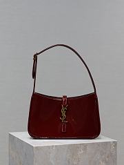 YSL Le5A7 Bag Red Patent Leather Size 25 x 14 x 6 cm - 3