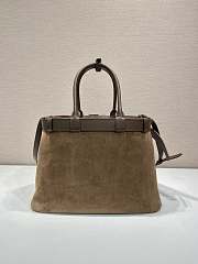 Prada Double Shopping Bag Brown Large Suade 37.5 x 27.5 x 14 cm - 4