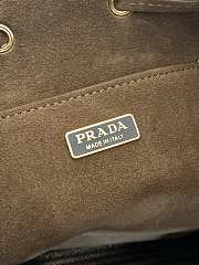 Prada Suade Bucket Bag Brown Size 25 x 22 x 13 cm - 5