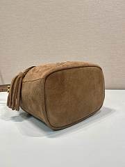 Prada Suade Bucket Bag Brown Size 25 x 22 x 13 cm - 2