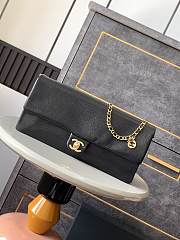 Chanel CF Caviar Gold Coin Black Size 16 x 33 x 5 cm - 1