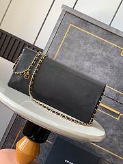 Chanel CF Caviar Gold Coin Black Size 16 x 33 x 5 cm - 2